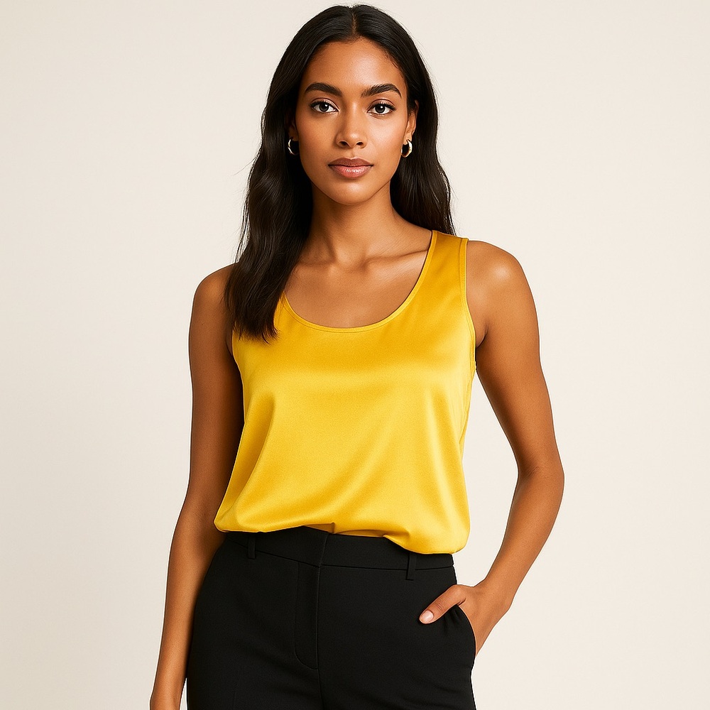 100% Silk Sleeveless Top